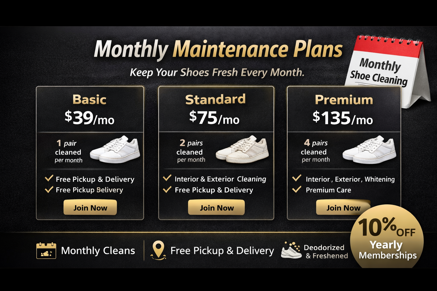Monthly Maintenance Plan